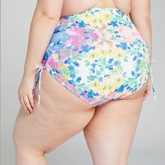 Lane Bryant NWOT High-Waist Drawstring Swim Brief - Picture 4 of 5